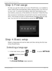 Philips digital photo frame instruction manual